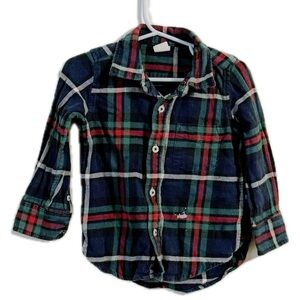 GAP‎ Kids Multicolor Plaid Button-Down Shirt